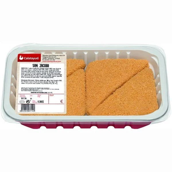 San jacobo triangular CALATAYUD, bandeja 300 g - 1 ud - Imagen del producto en Findit