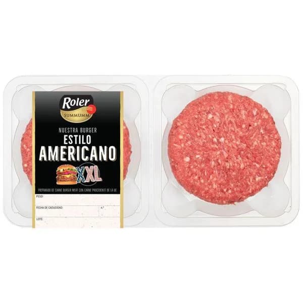 Hamburguesa americana MAXI ROLER, 2 uds., bandeja 300 g - 1 ud - Imagen del producto en Findit