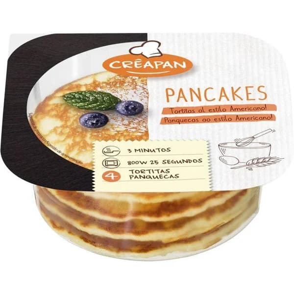 American pancakes CREAPAN, bandeja 160 g - 1 ud - Imagen del producto en Findit