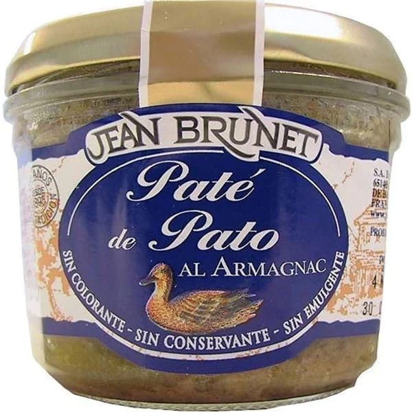 Paté de pato J. BRUNET, tarro 180 g - 0.18 kg - Imagen del producto en Findit