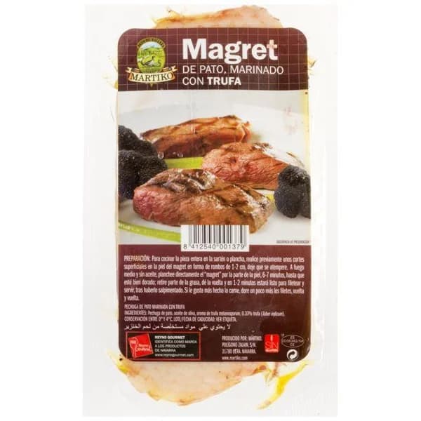 Magret de pato marinado con trufa MARTIKO, bandeja 360 g - 1 ud - Imagen del producto en Findit