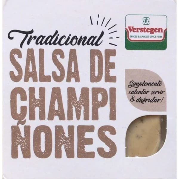 Microsalsa de champiñón VERSTEGEN, tarrina 80 ml - 1 ud - Imagen del producto en Findit