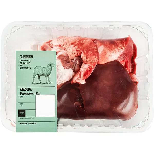 Asadura de cordero EROSKI, 1 ud - 1 ud - Imagen del producto en Findit