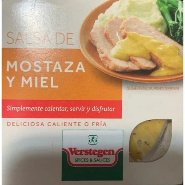 Microsalsa de mostaza y miel VERSTEGEN, tarrina 80 ml - 1 ud - Imagen del producto en Findit