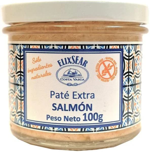 Paté extra de salmón COSTA VASCA, frasco 100 g - 0.1 kg - Imagen del producto en Findit