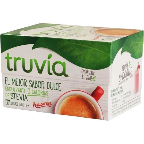 Edulcorante estevia en sobres TRUVIA, caja 40 g - 0.04 kg - Imagen del producto en Findit