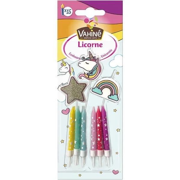 Velitas de unicornio VAHINÉ, paquete 25 g - 0.03 kg - Imagen del producto en Findit