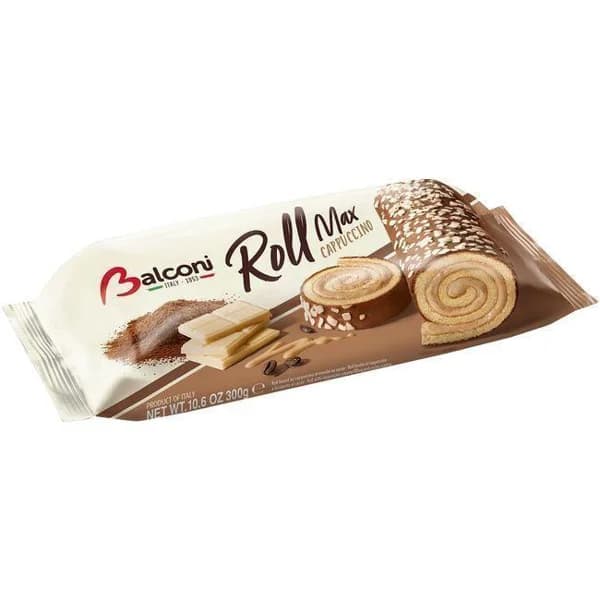 Roll max de capuccino BALCONI, paquete 300 g - 0.3 kg - Imagen del producto en Findit