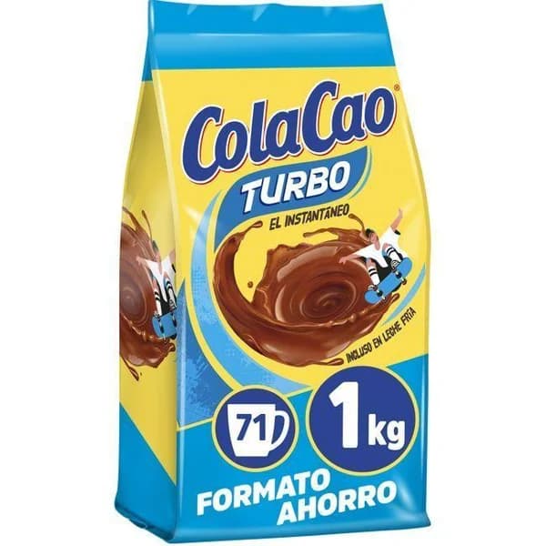 Cacao en polvo COLACAO Turbo, ecobolsa 1 kg - 1 kg - Imagen del producto en Findit