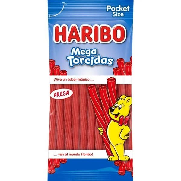 Torcidas de fresa HARIBO, bolsa 75 g - 0.08 kg - Imagen del producto en Findit