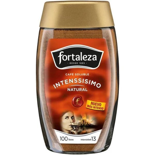 Café soluble intenssisimo FORTALEZA, frasco 200 g - 0.2 kg - Imagen del producto en Findit