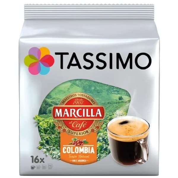 Café Colombia TASSIMO MARCILLA, caja 16 monidosis - 16 ud - Imagen del producto en Findit