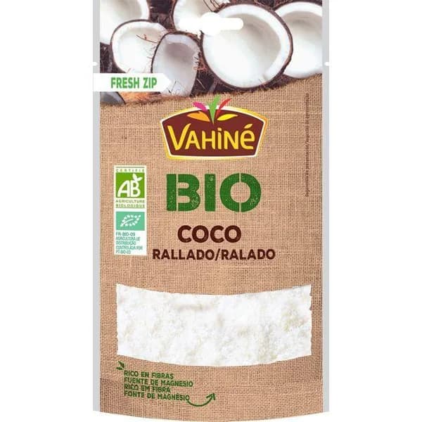 Coco rallado bio VAHINÉ, bolsa 115 g - 1 ud - Imagen del producto en Findit