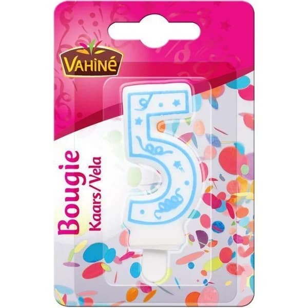 Velita número 5 VAHINÉ, blister 1 ud - 1 ud - Imagen del producto en Findit