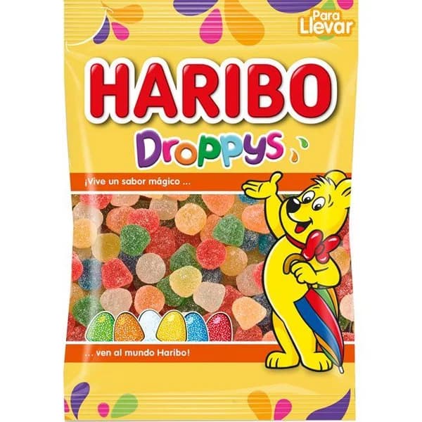 Gomis Droppys HARIBO, bolsa 100 g - 0.1 kg - Imagen del producto en Findit