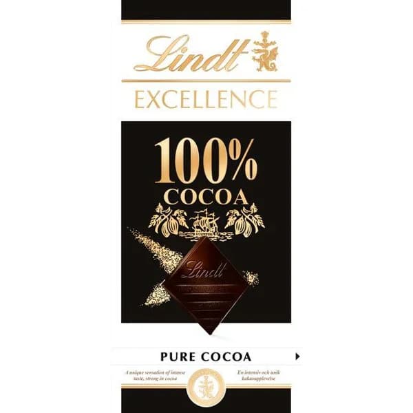 Chocolate 100% cacao EXCELLENCE, tableta 50 g - 0.05 kg - Imagen del producto en Findit