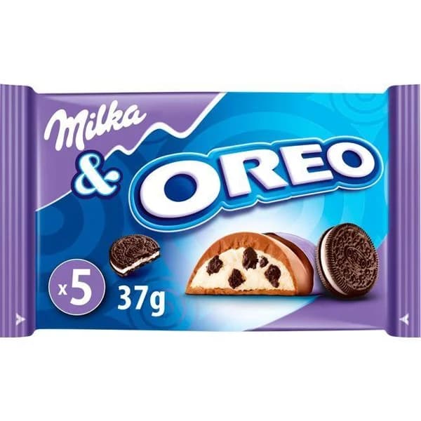 Barrita de oreo MILKA, pack 5x37 g - 0.18 kg - Imagen del producto en Findit