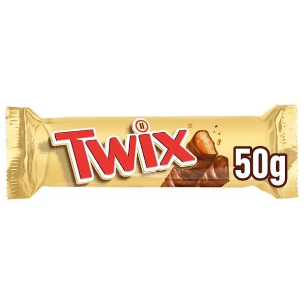 Chocolatina Lc TWIX, paquete 58 g - 0.06 kg - Imagen del producto en Findit