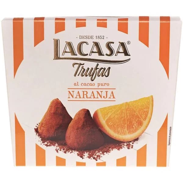 Trufas de naranja LACASA, caja 200 g - 0.2 kg - Imagen del producto en Findit