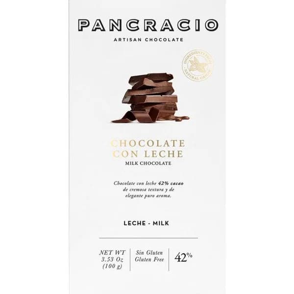 Chocolate 42% PANCRACIO, tableta 100 g - 0.1 kg - Imagen del producto en Findit