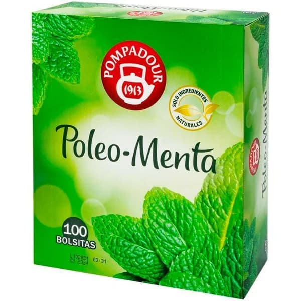 Poleo menta POMPADOUR, caja 100 sobres - 100 ud - Imagen del producto en Findit