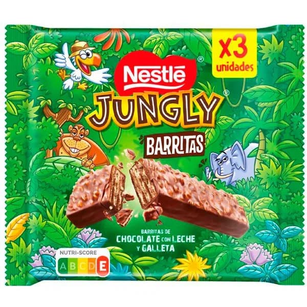 Barrita jungly NESTLÉ, tableta 102 g - 0.1 kg - Imagen del producto en Findit
