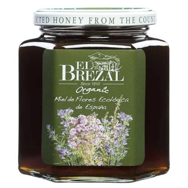 Miel ecológica nacional EL BREZAL, frasco 500 g - 0.5 kg - Imagen del producto en Findit