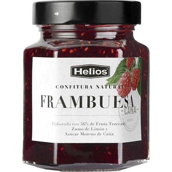 Confitura natural de frambuesa HELIOS, frasco 330 g - 0.33 kg - Imagen del producto en Findit
