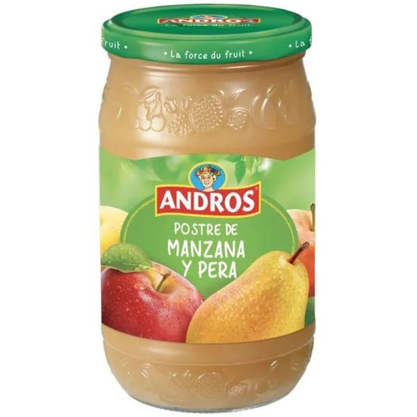 Compota de manzana y pera ANDROS, tarrito 750 g - 0.75 kg - Imagen del producto en Findit