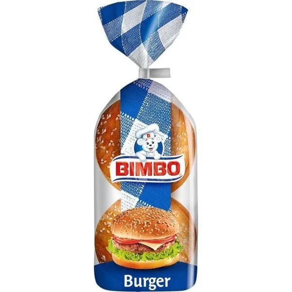 Burger BIMBO, 4 uds, 220 g - 0.22 kg - Imagen del producto en Findit