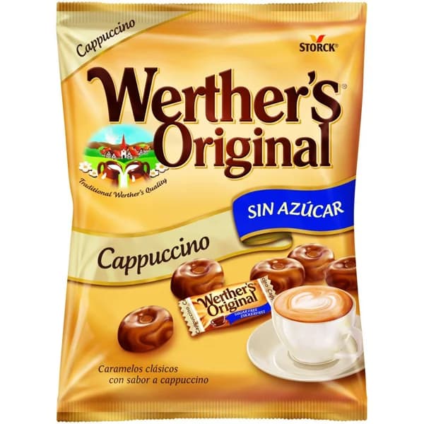 Caramelos de cream sin azúcar WERTHER'S Original, bolsa 90 g - 1 ud - Imagen del producto en Findit