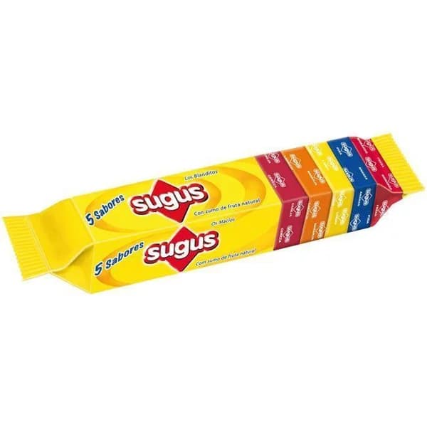Caramelo multisabor Lc SUGUS, paquete 45 g - 1 ud - Imagen del producto en Findit