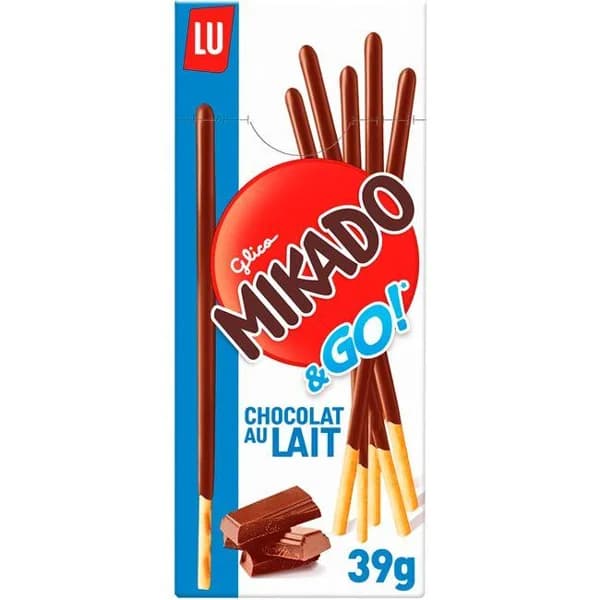 Mikado de leche MIKADO, caja 39 g - 1 ud - Imagen del producto en Findit