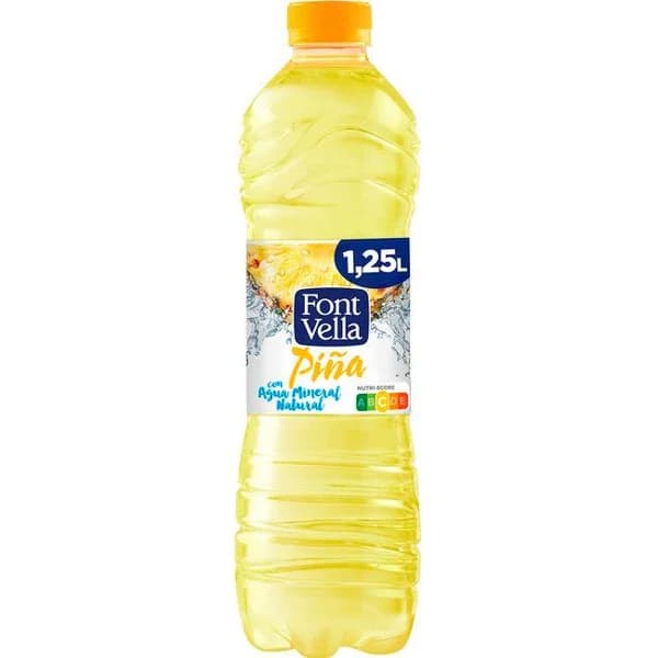 Agua con zumo de piña FONT VELLA LEVITÉ, botella 1,25 litros - 1.15 l - Imagen del producto en Findit