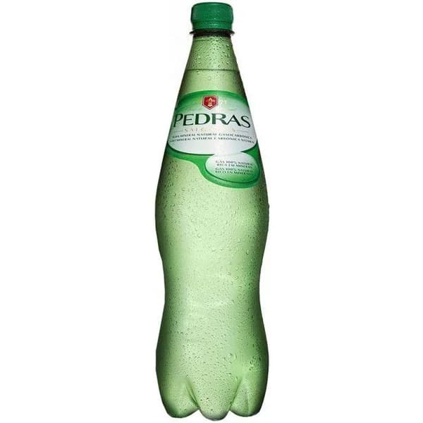 Agua mineral natural con gas PEDRAS, botella 33 cl - 0.33 l - Imagen del producto en Findit