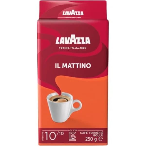 Café molido natural Il Mattino LAVAZZA, paquete 250 g - 1 ud - Imagen del producto en Findit