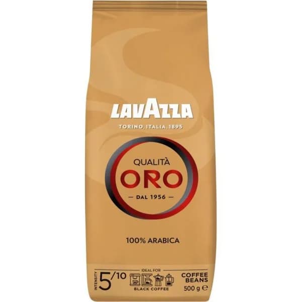 Café en grano natural Qualita Oro LAVAZZA, paquete 500 g - 0.5 kg - Imagen del producto en Findit