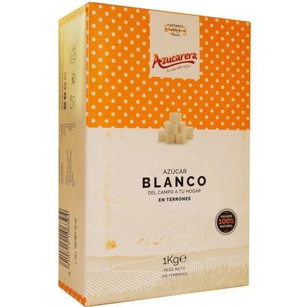 Terrones de azúcar sin envolver AZUCARERA, caja 1 kg - 1 kg - Imagen del producto en Findit