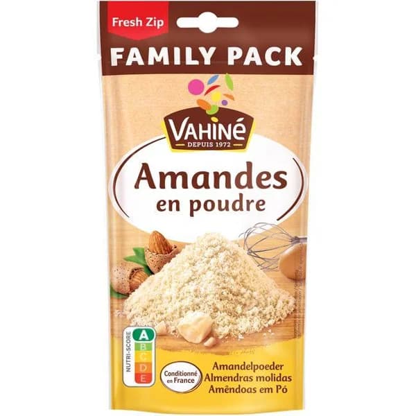 Almendra molida VAHINÉ, bolsa 200 g - 1 ud - Imagen del producto en Findit