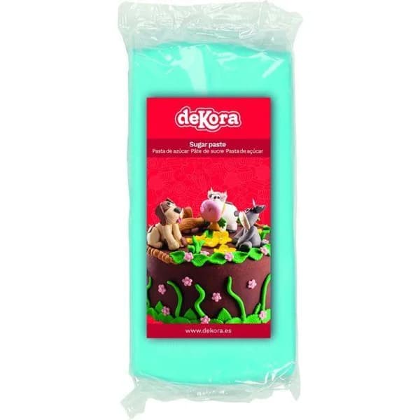 Fondant azul DEKORA, paquete 250 g - 1 ud - Imagen del producto en Findit