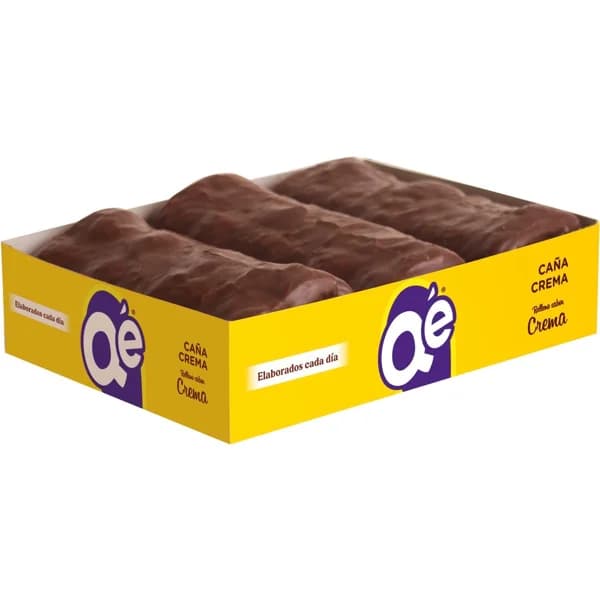 Caña de crema QÉ!, 3 uds., caja 255 g - 0.26 kg - Imagen del producto en Findit