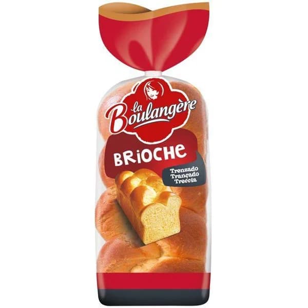 Brioche trenzado LA BOULANGERE, paquete 400 g - 0.4 kg - Imagen del producto en Findit