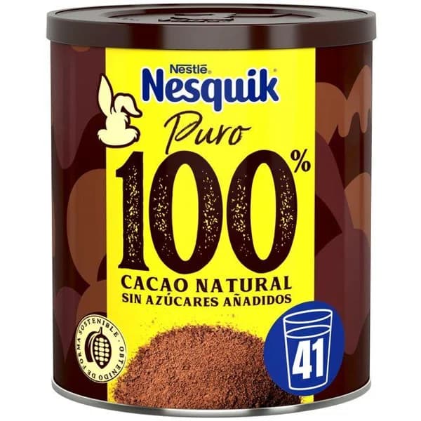 Cacao en polvo intenso 100% NESQUIK, lata 290 g - 0.29 kg - Imagen del producto en Findit