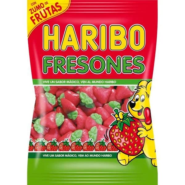 Gominolas de fresones HARIBO, bolsa 100 g - 0.1 kg - Imagen del producto en Findit