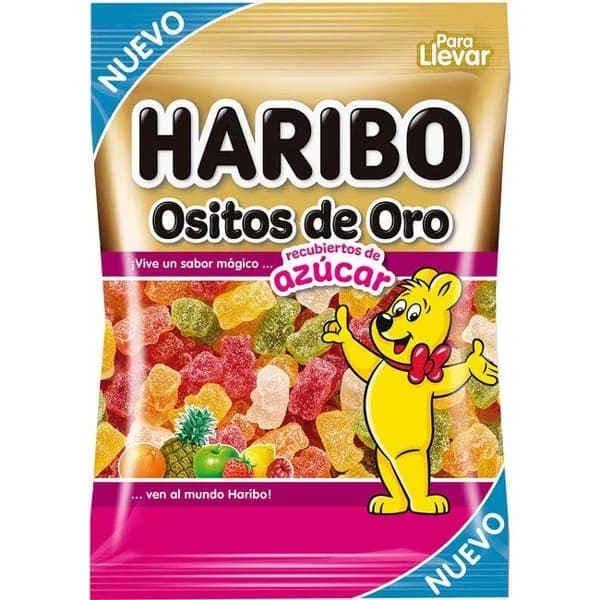 Ositos de oro con azúcar HARIBO, bolsa 100 g - 0.1 kg - Imagen del producto en Findit