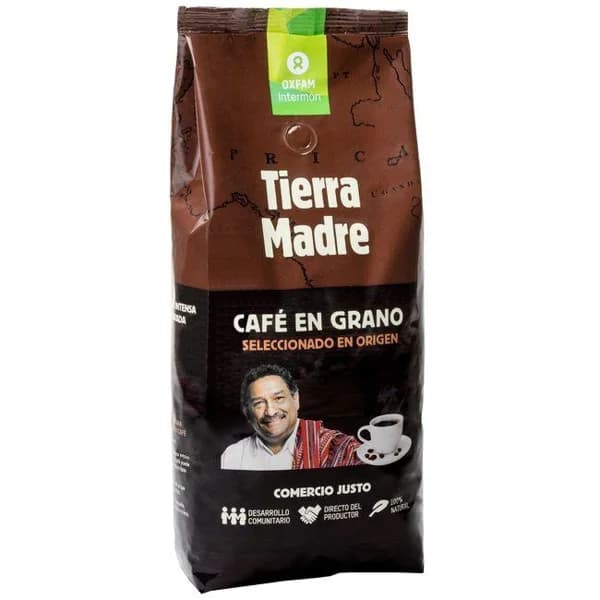 Café en grano natural OXFAM INTERMON, paquete 1 kg - 1 kg - Imagen del producto en Findit