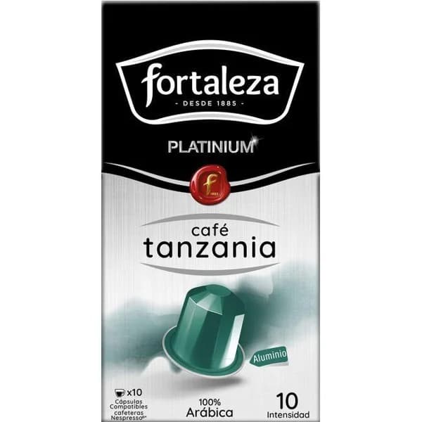 Café Tanzania compatible Nespresso FORTALEZA, caja 10 uds - 10 ud - Imagen del producto en Findit