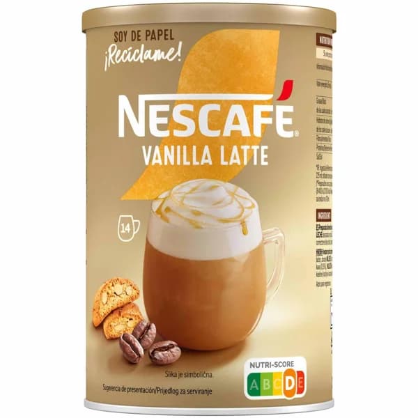 Café de vainilla latte NESCAFÉ, lata 276 g - 0.28 kg - Imagen del producto en Findit