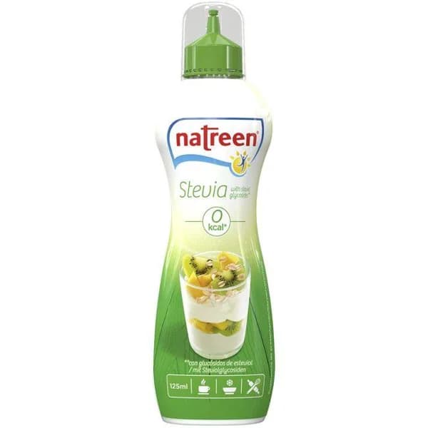 Edulcorante líquido NATREEN Stevia, botellín 125 ml - 0.12 l - Imagen del producto en Findit