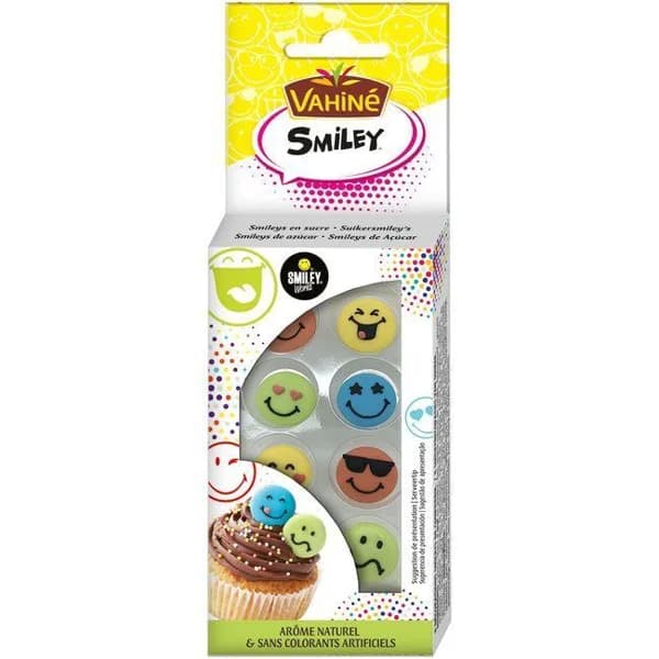 Deco Smileys VAHINÉ, blister 1 ud - 1 ud - Imagen del producto en Findit